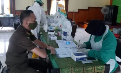 Hasil Rapid Test Seluruh Pegawai Kejari Tebo Non Reaktif 
