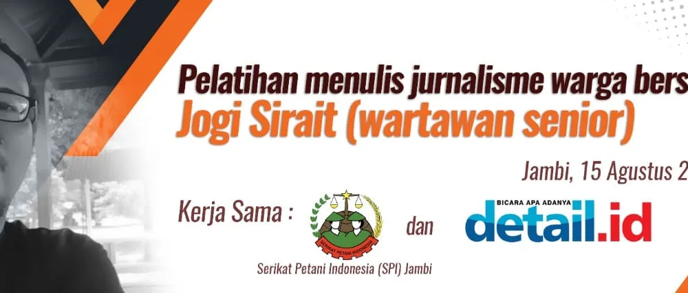 SPI Jambi dan DETAIL.ID Gelar Pelatihan Jurnalisme Warga