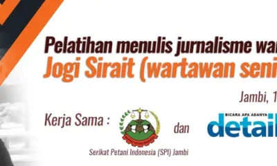 SPI Jambi dan DETAIL.ID Gelar Pelatihan Jurnalisme Warga