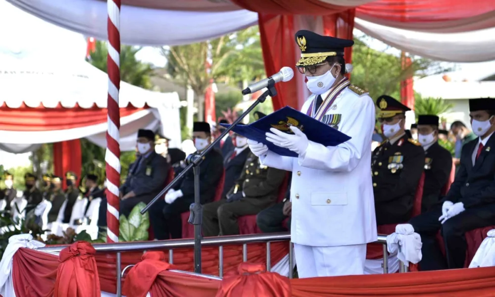 Jadi Inspektur Upacara, Fachrori Ajak Masyarakat Tingkatkan Kompetensi dan Jaga Kerukunan