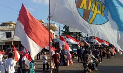 Ratusan Pemuda Tebo Long March Menuju Makam Pahlawan Sulthan Thaha Saifudin