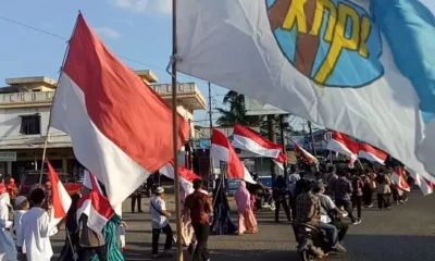 Ratusan Pemuda Tebo Long March Menuju Makam Pahlawan Sulthan Thaha Saifudin