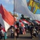 Ratusan Pemuda Tebo Long March Menuju Makam Pahlawan Sulthan Thaha Saifudin