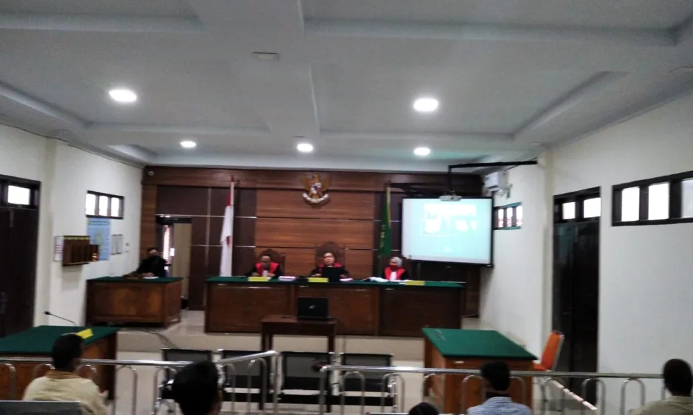 Sidang lanjutan kasus Junawal di Pengadilan Negeri Tebo pada Kamis, 7 September 2020 lalu menghadirkan saksi dari Jaksa Penuntut Umum (JPU) serta dua saksi ahli pidana. (DETAIL/ist)