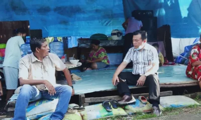 Turut Prihatin, Al Haris Kunjungi Pengungsi Sengketa Lahan yang Tempati Tenda Darurat