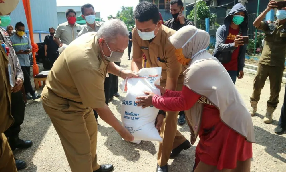Bantuan Sosial Beras