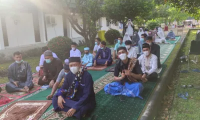 Potret Salat Id di Rumah Isolasi