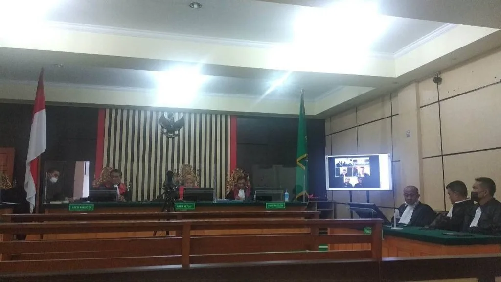 Sidang putusan kasus korupsi proyek Edi Sunardi di Pengadilan Tipikor Jambi ist