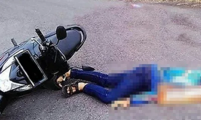 Pemotor Tewas Terlindas Truk Setelah Tabrakan