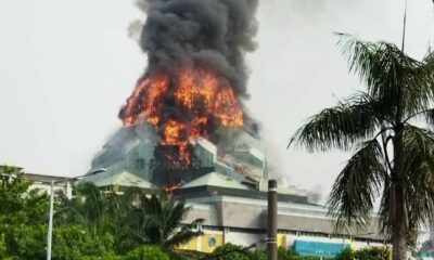 Kebakaran di Masjid Islamic Center Jakarta Utara. Ist