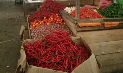 Harga Beberapa Jenis Cabai Turun di Kota Jambi, 23 November 2022. Potret Cabai di Pasar Rakyat Aurduri. (DETAIL/Frangki)