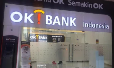 ILUSTRASI. PT Bank Oke Indonesia Tbk (DNAR), satu di antara 23 daftar bank dengan modal inti di bawah Rp 3 triliun.