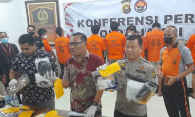 Ungkap kasus Narkoba Polda Jambi. DETAIL/Juan.