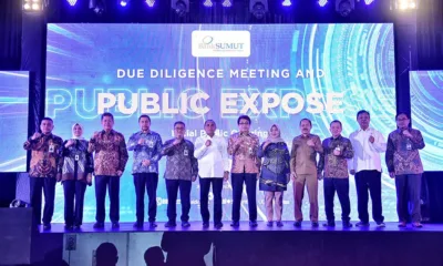 Teks Foto: Gubernur Sumatera Utara Edy Rahmayadi (tengah, baju putih) dalam acara due diligence Bank Sumut di Hotel JW Marriott