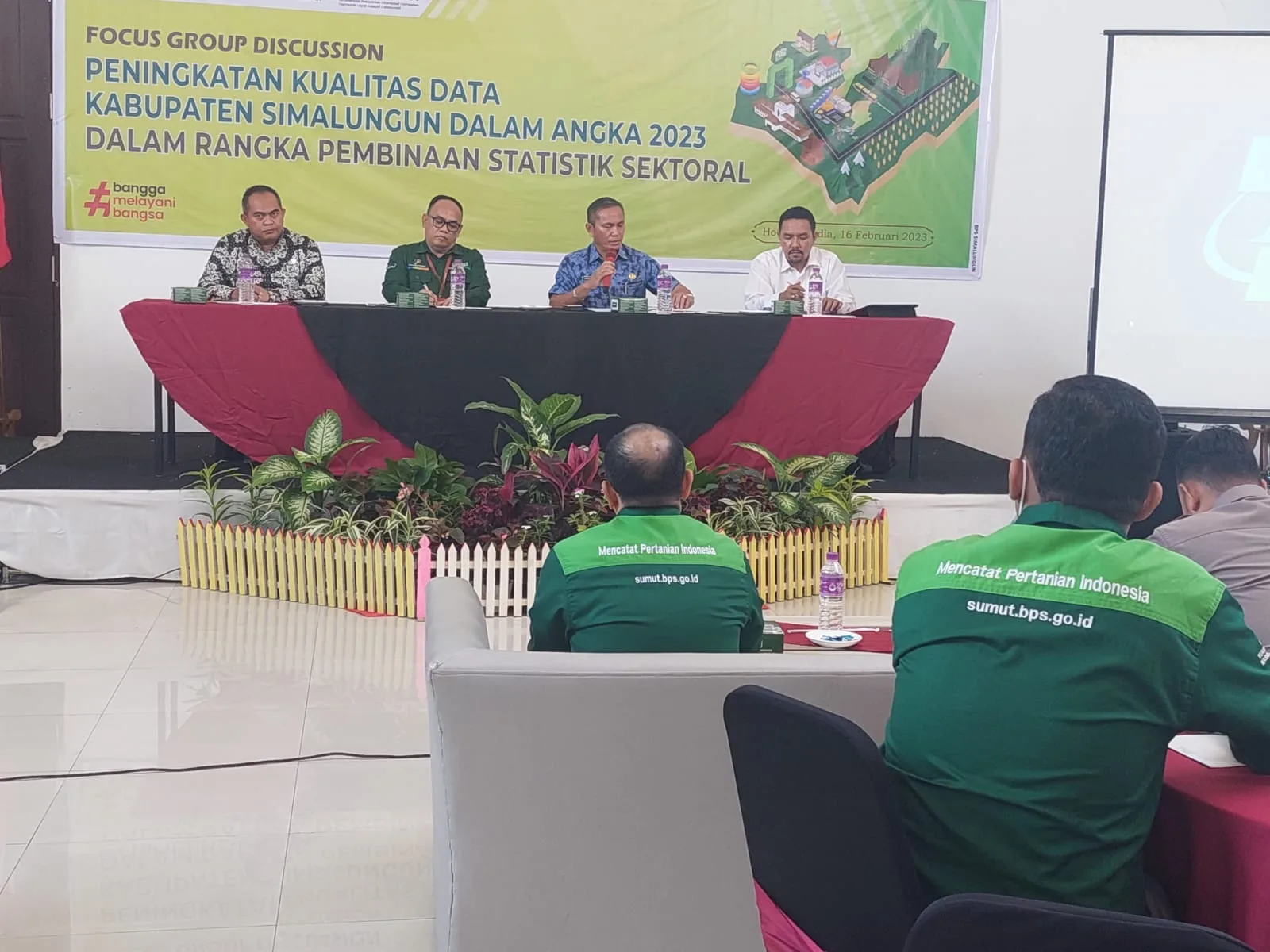FGD/DKT yang digelar oleh BPS Kabupaten Simalungun beberapa waktu yang lalu.