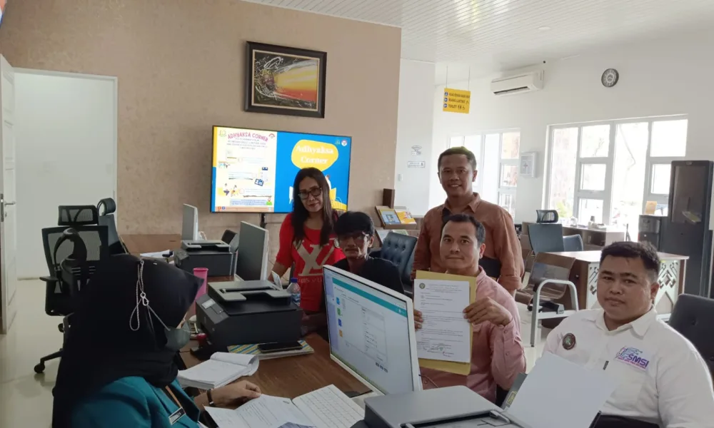 Proses pendaftaran Forwaka Adhyaksa di PTSP Kejatisu, kemarin