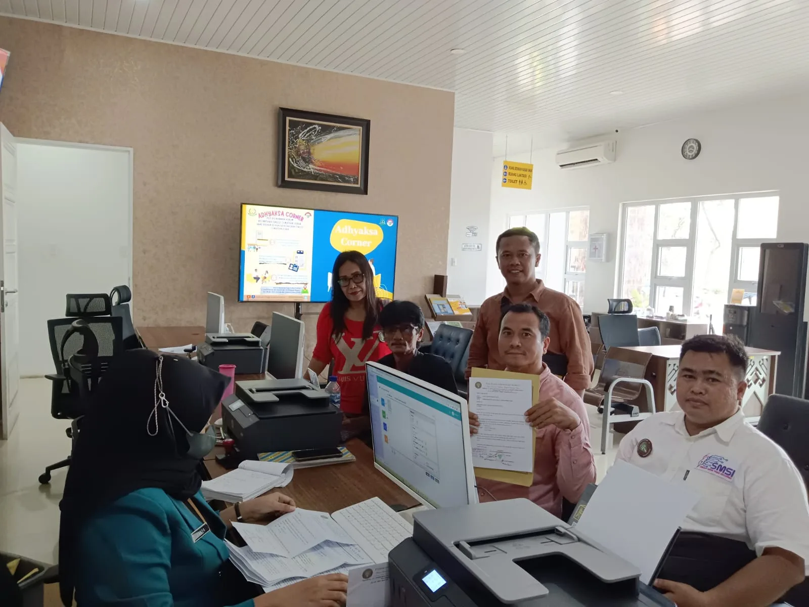 Proses pendaftaran Forwaka Adhyaksa di PTSP Kejatisu, kemarin