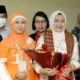 Teks Foto: Ketua Yayasan Jantung Indonesia Sumatera Utara, Nawal Lubis turut menghadiri acara sosialisasi dan edukasis soal kesehatan jantung yang diikuti karyawan Telkom Indonesia Regional 1.