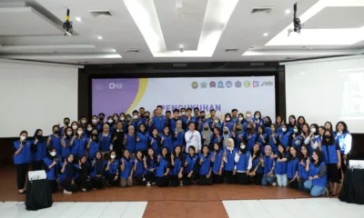 Proses pengukuhan Relawan Pajak 2023 di DJP Sumut I