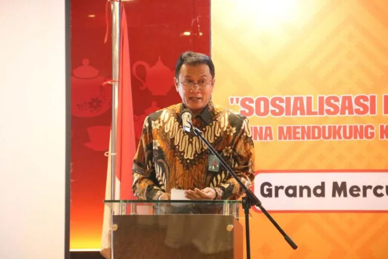 Kakanwil Kemenkumham Sumut Imam Suyudi dalam acara sosialisasi benefecial ownership di Medan