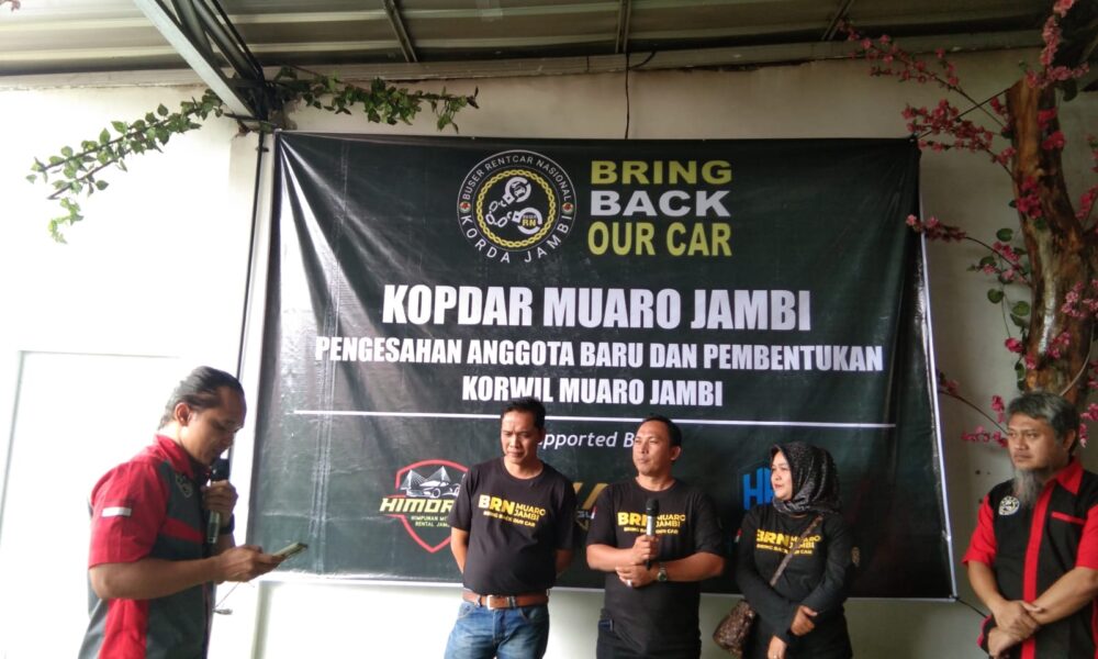 Pelantikan Pengurus BRN Korwil Muarojambi. (DETAIL/Frangki)