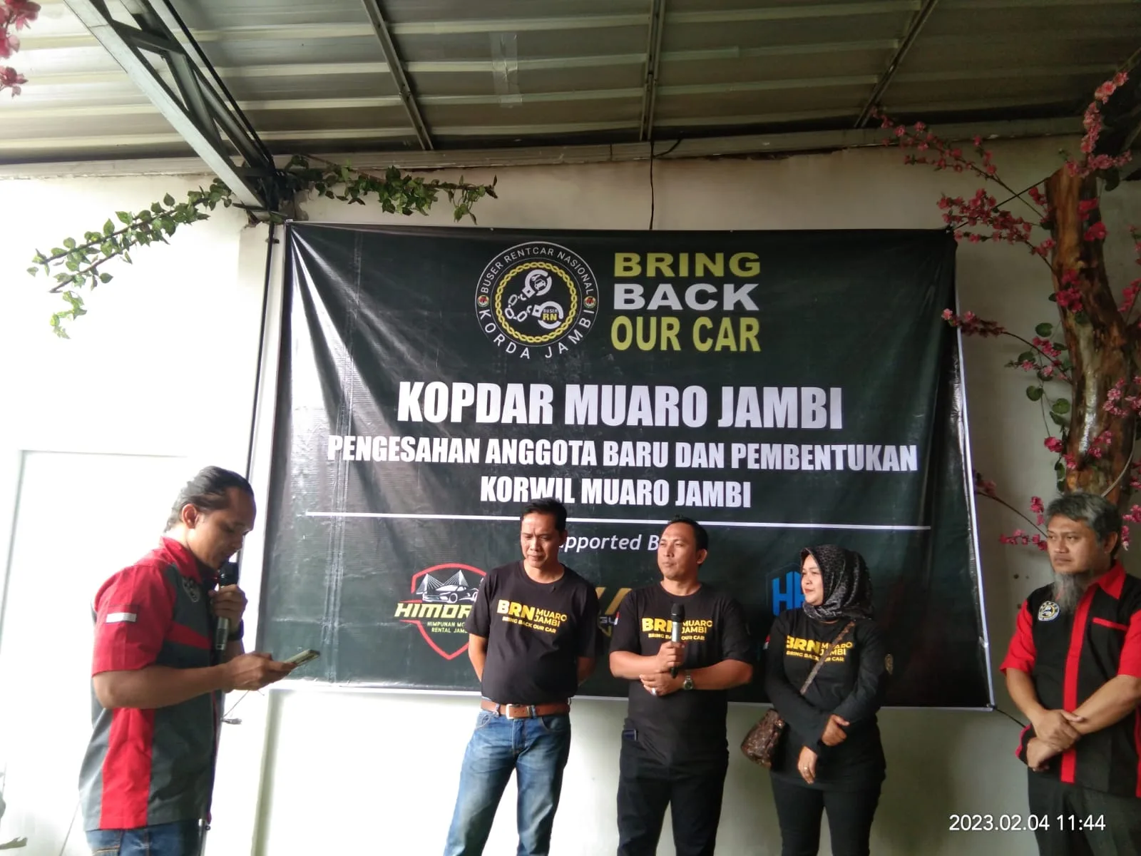 Pelantikan Pengurus BRN Korwil Muarojambi. (DETAIL/Frangki)