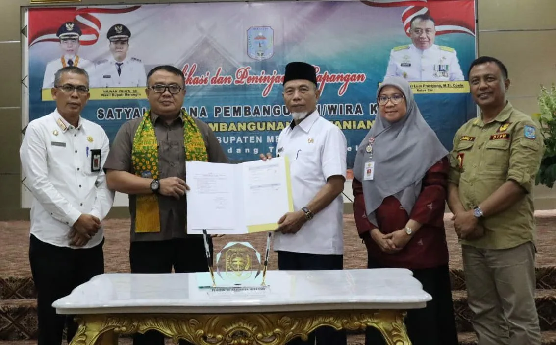 Tim verifikasi dari Kementan, yang turun langsung Merangin. (DETAIL/ist)