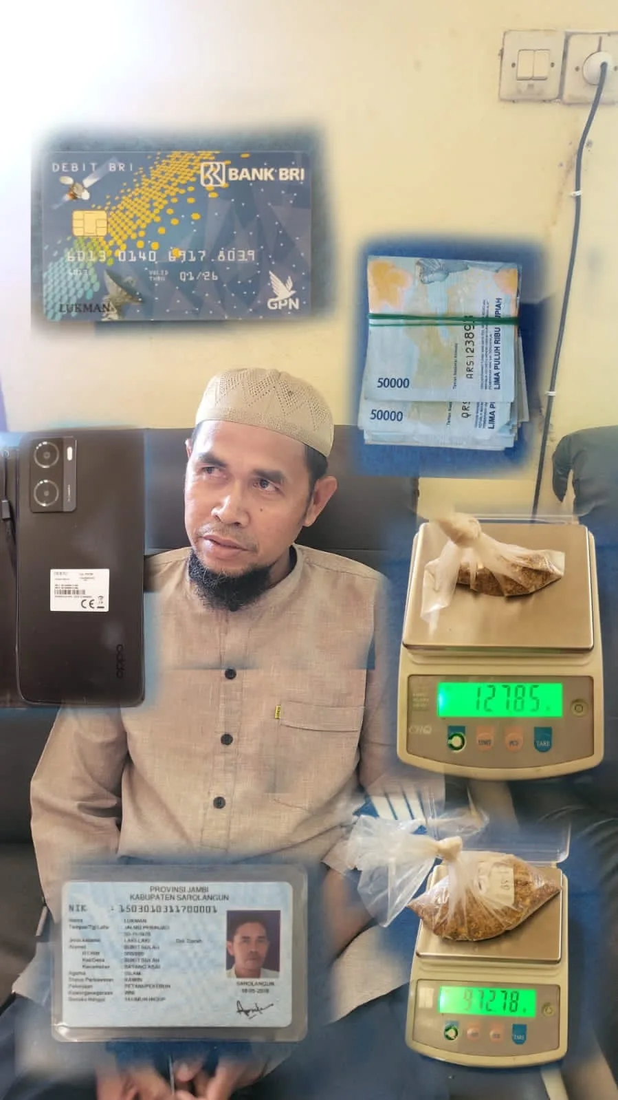 Pelaku pengepul emas hasil PETI berhasil ditangkap polisi. (DETAIL/ist)