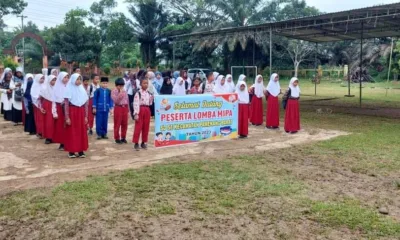 Tangkapan foto peserta lomba MIPA di Pamenang barat.(detail/ist)