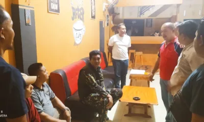 Wabub Nilwan Yahya saat pimpin razia di lokasi hiburan malam di Merangin. (Ist)