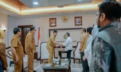 Wali Kota Medan, Bobby Nasution saat menerima kunjungan rombongan CEO RS Awal Bros Pekanbaru