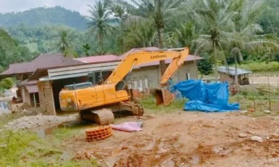 Alat berat yang di gunakan korban untuk kegiatan peti.(DETAIL/ist)