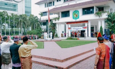 Upacara Hardiknas 2023 di Kota Medan. (Ist)