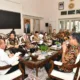 Para alumni UGM yang terbangun dalam KAGAMA Sumut saat beraudiensi dengan Gubsu Edy Rahmayadi. (DETAIL/ist)