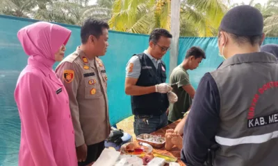 Sunatan massal yang di gelar Polsek Tabir Selatan. (DETAIL/Daryanto)
