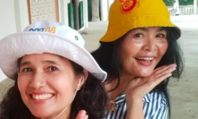 Drh. Rika dan Morina Girsang Spt, dua Tim Pendampingan dan Pemantauan dari UPT BPTUHPT Siborong-borong. (DETAIL/Daryanto)