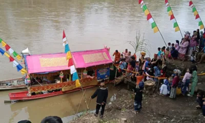 Perahu Biduk Amo, salah satu kebudayaan asli Desa Pulau Rengas. (DETAIL/ist)