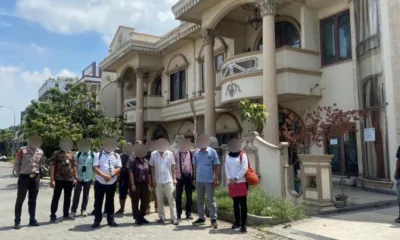 Pihak Kanwil DJP Sumut I menyita rumah mewah milik pengemplang pajak di Kecamatan Percut Sei Tuan, Kabupaten Deli Serdang, Sumatera Utara, beberapa waktu yang lalu. (DETAIL/Ist)