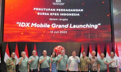 Proses peluncuran IDX Mobile oleh BEI beberapa waktu yang lalu. (DETAIL/ist)