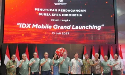 Proses peluncuran IDX Mobile oleh BEI beberapa waktu yang lalu. (DETAIL/ist)