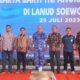 Pihak BRI Regional Office Medan dan TNI AU berfoto bersama.