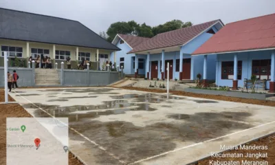 Wajah baru SMAN 9 Merangin, Makin hijau dan tertata rapi.(detail/Daryanto)