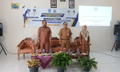 Pembekalan Bimtek aparatur pemerintahan desa di SMAN 5 Merangin. (DETAIL/Daryanto)