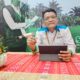 Kelapa BPS Sumut, Nurul Hasanuddin saat memberikan paparan secara daring kepada para wartawan di Kota Medan, Selasa 1 Agustus 2023.