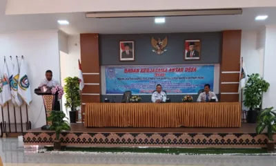 Kepala Balai Pemdes Lampung saat memberikan materi kepada para peserta Bintek. (DETAIL/ist)