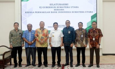 Koordinasi dan komunikasi akan terus diperkuat antara Pemprov dan Bank Indonesia (BI) KPw Sumut. (DETAIL/ist)