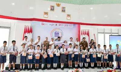 Ratusan pelajar di Kabupaten Nias Utara dpat edukasi soal keuangan dari OJK KR 5 Sumbagut, kemarin.