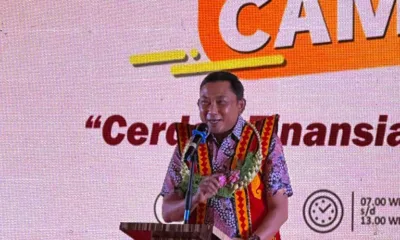 Kepala OJK KR 5 Sumbagut Bambang Mukti Riyadi saat berada di Universitas Nias, Kota Gunungsitoli.