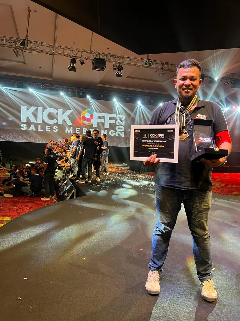 Pramana K Tarigan, orang Medan dan sarjana teknik mesin di Universitas Sumatera Utara (USU) yang kini berkarir di VP - Head of Sales Northern Sumatera Indosat Ooredoo Hutchison untuk brand Tri. (DETAIL/ist)