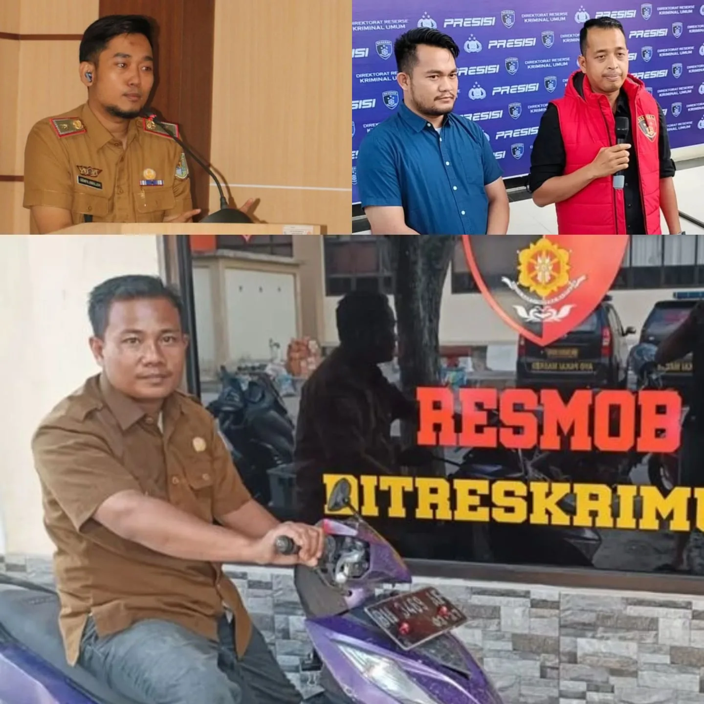 Oknum M (naik motor). (DETAIL/ist)